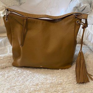 Vince Camuto pebbled leather "Cecil" hobo bag